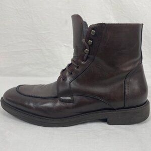 To Boot New York Adam Derrick Leather Lace-Up Boots – Made in Italy – Size 12